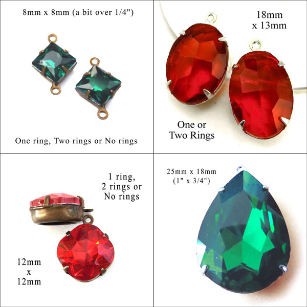 favorite christmas colors red and green glass gems on sale this weekend