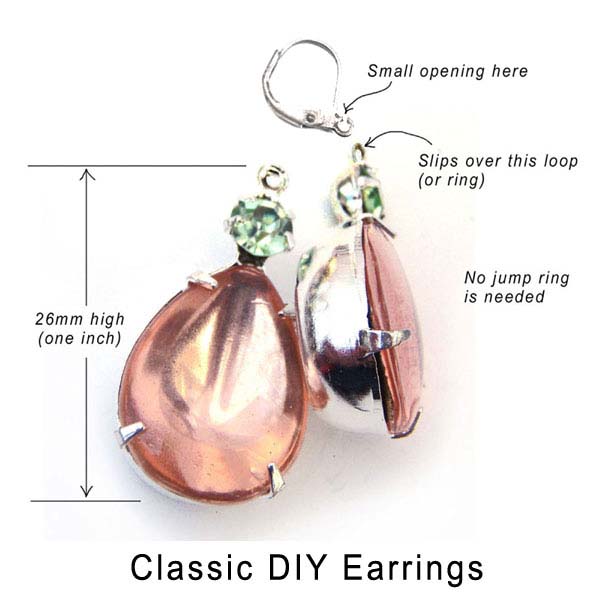 DIY earrings how to tutorial picture